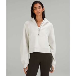 Lululemon Scuba Oversized Halfzip Hoodie  - M/L - Bone